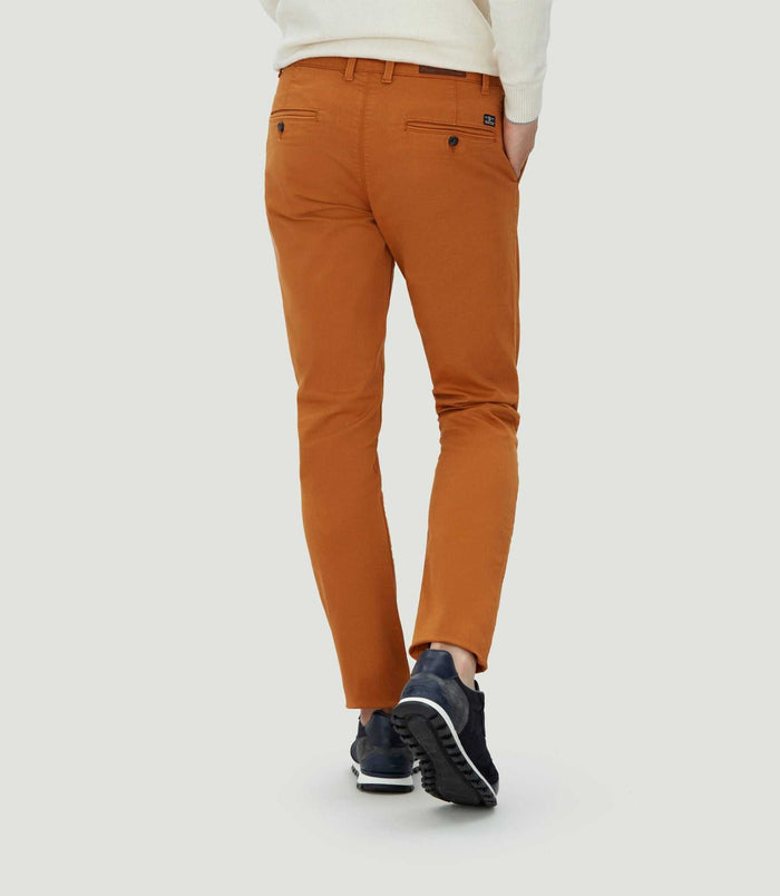 Izac Pantalon Chino Fashion Safran "Celebre"