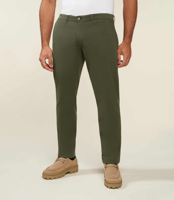 izac Pantalon chino kaki VALORBT