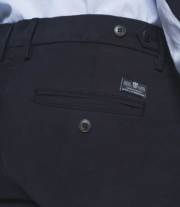 Izac Pantalon Chino Marine VERITABLE