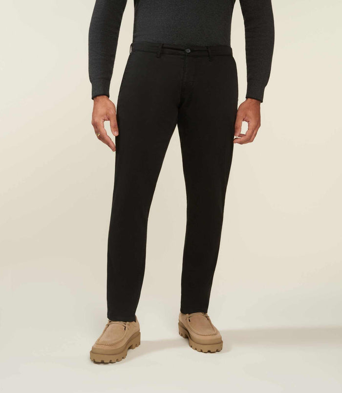 izac Pantalon chino noir VALORBT