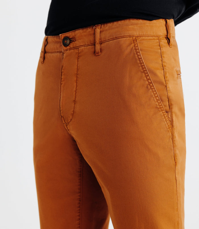 Izac Pantalon Chino Orange