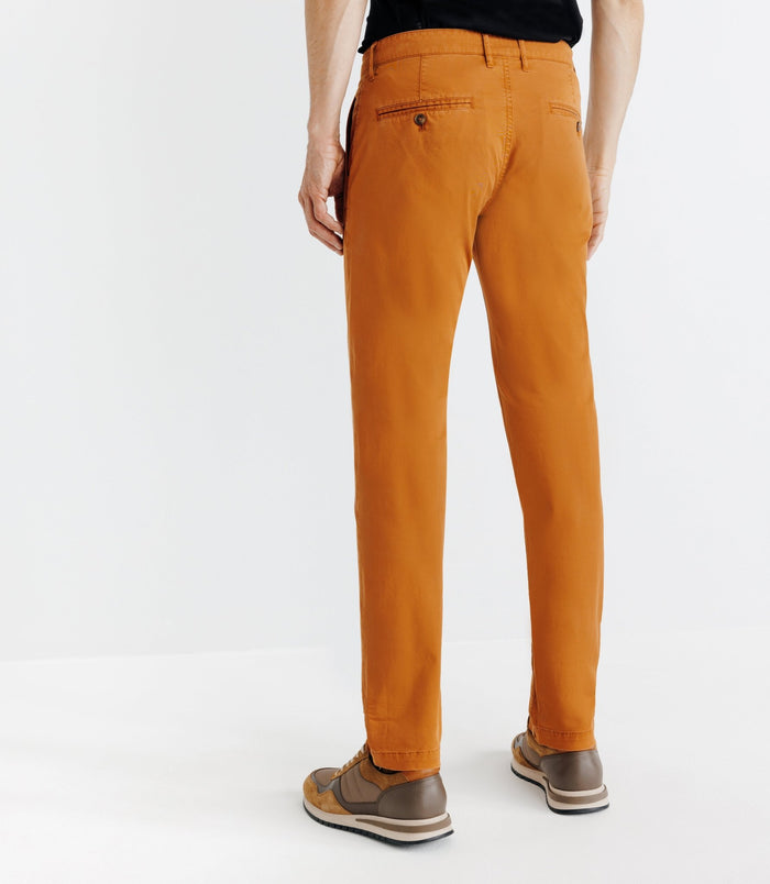 Izac Pantalon Chino Orange