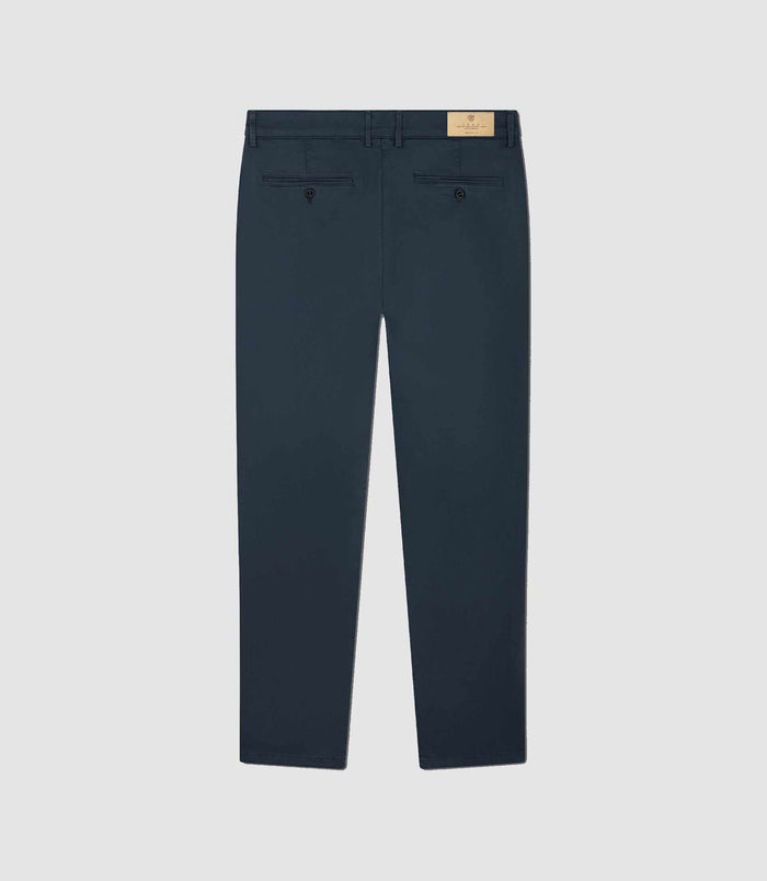 Izac Pantalon Chino Satin Marine MARACANAOUT