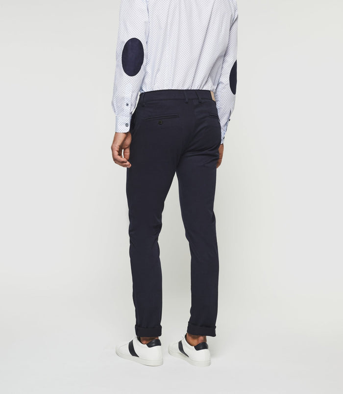 Izac Pantalon Chino Satin Marine PANAMAOUT