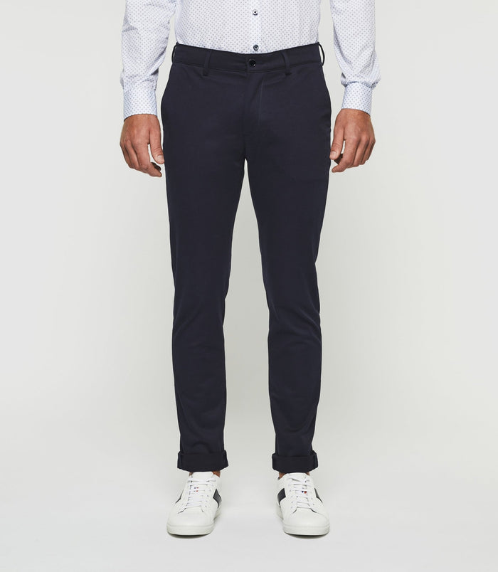 izac Pantalon chino satin marine PANAMAOUT