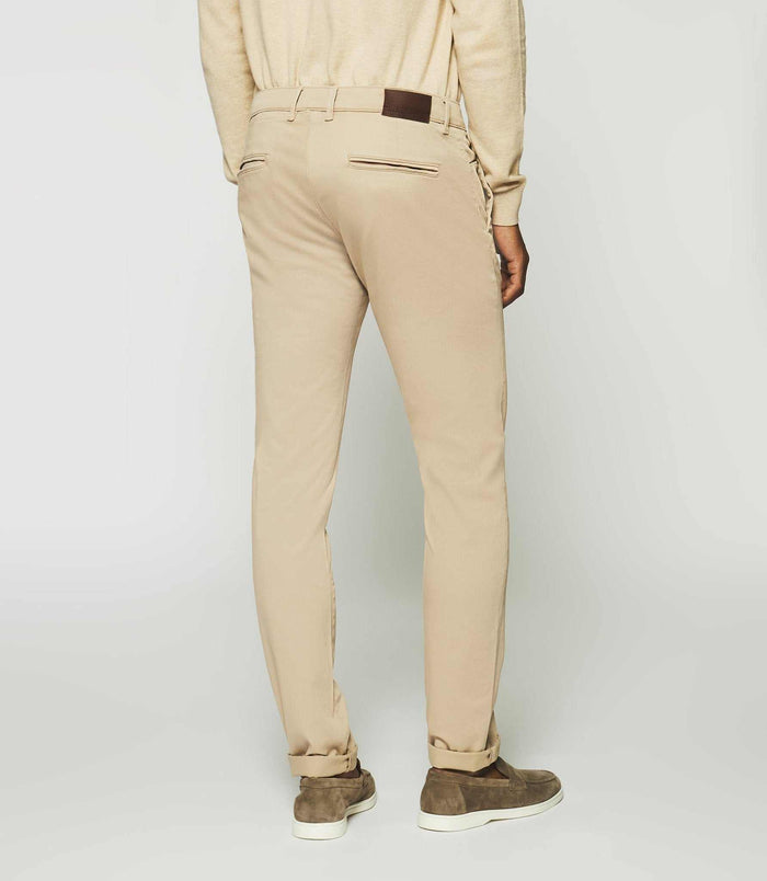 Izac Pantalon Chino Slim Beige Mastic PANAMA
