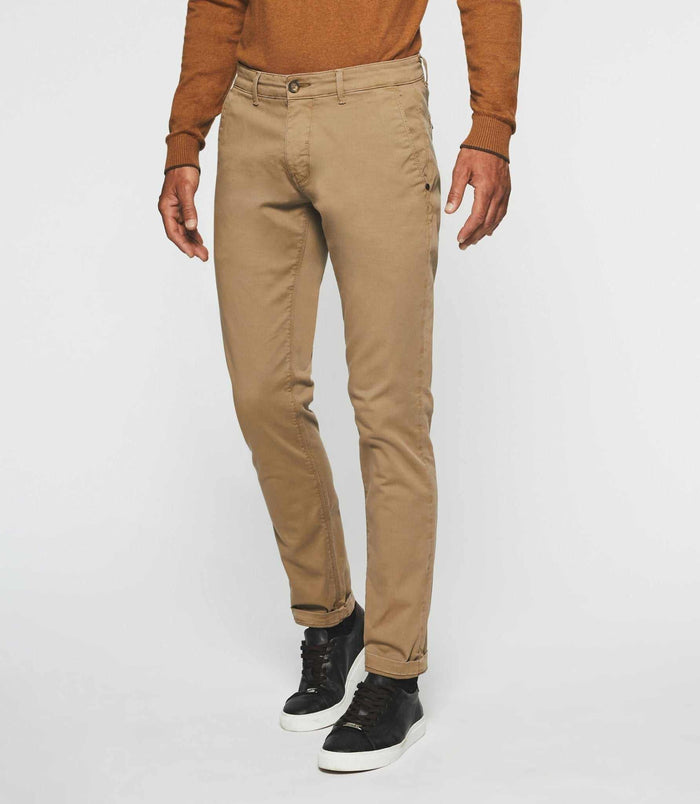izac Pantalon chino slim beige VALOR