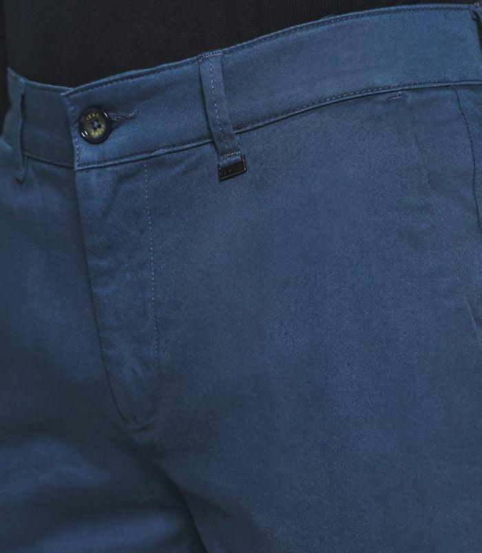 Izac Pantalon Chino Slim Bleu VANAMA