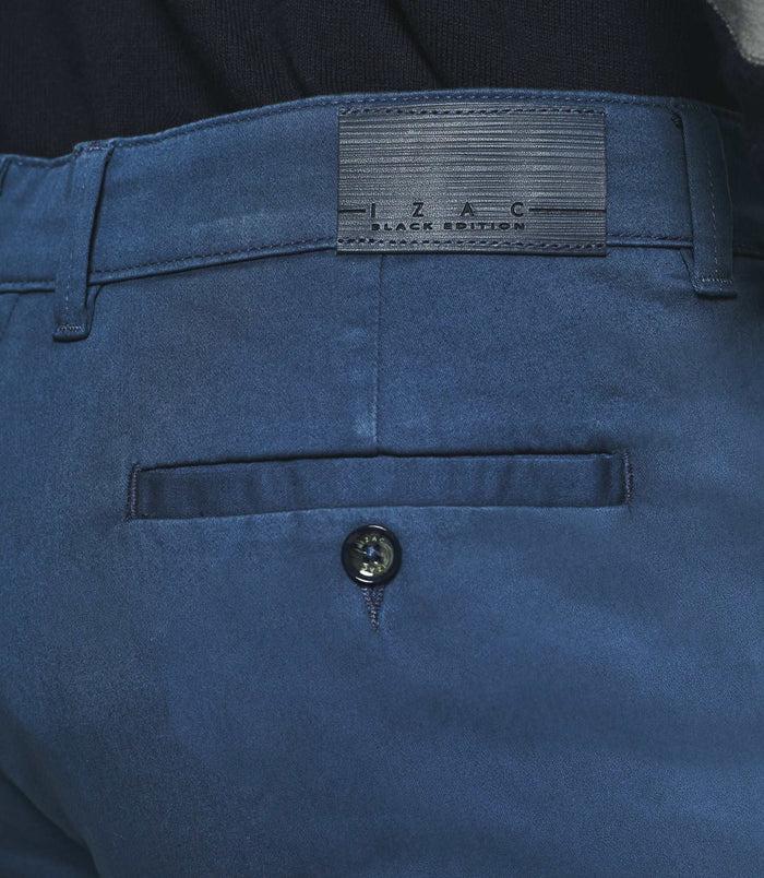 Izac Pantalon Chino Slim Bleu VANAMA