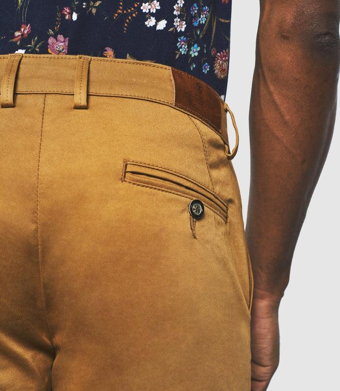 Izac Pantalon Chino Slim Camel "Panama"