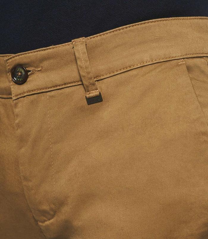 Izac Pantalon Chino Slim Camel VANAMA