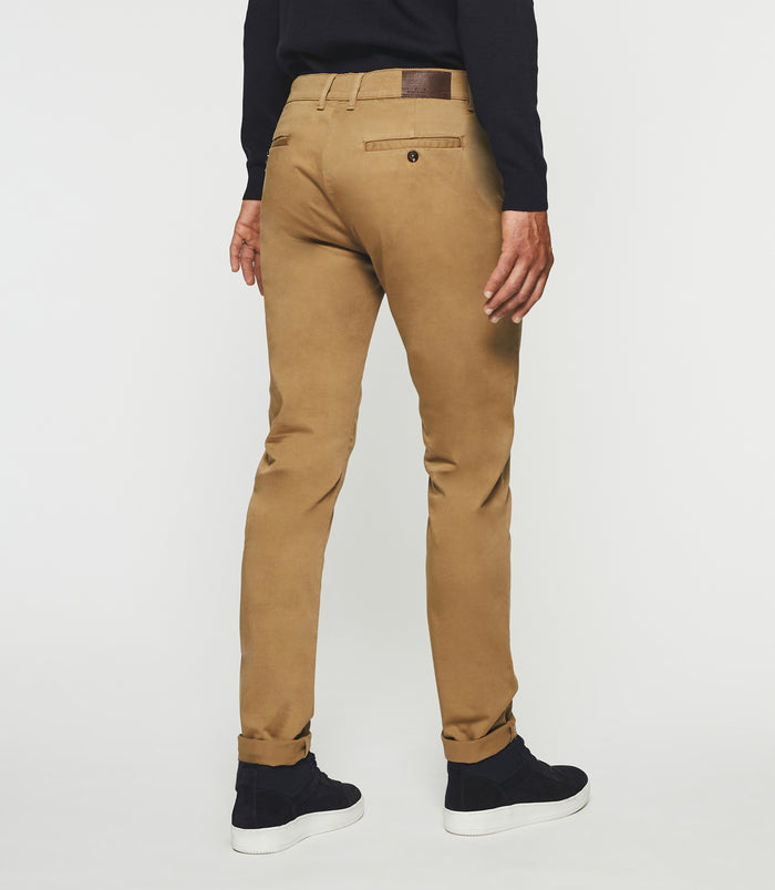 Izac Pantalon Chino Slim Camel VANAMA