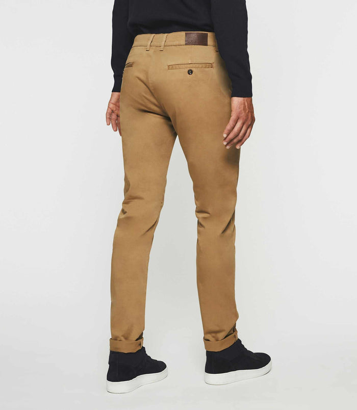 Izac Pantalon Chino Slim Camel VANAMA