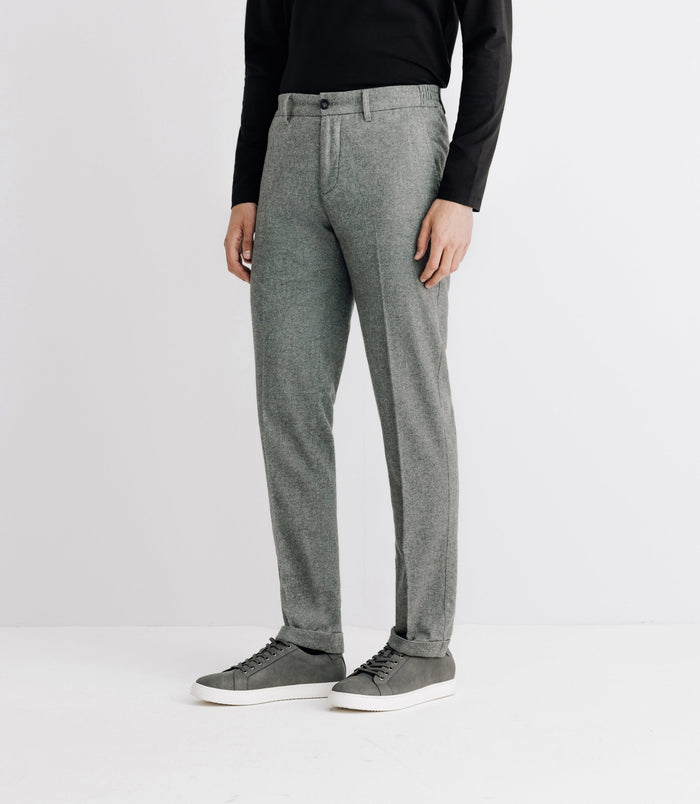 izac Pantalon chino slim gris