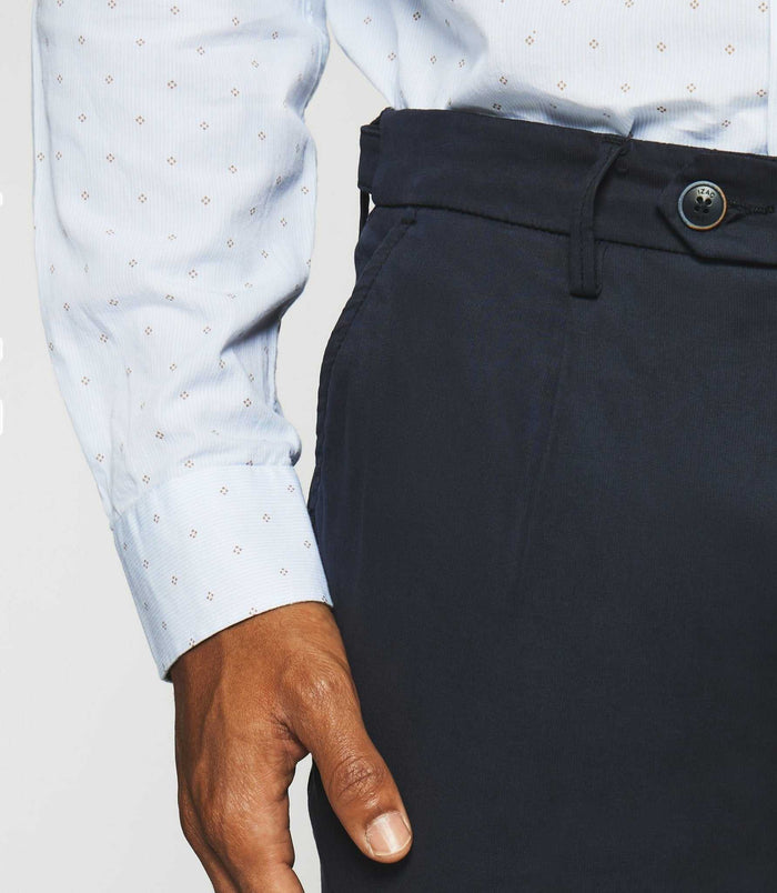 Izac Pantalon Chino Slim Marine PABLO