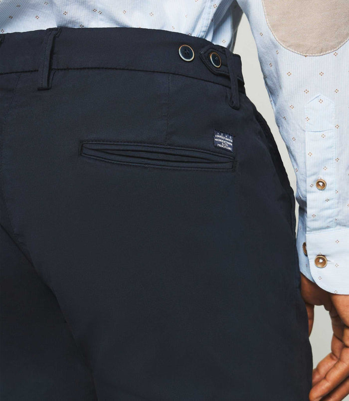 Izac Pantalon Chino Slim Marine PABLO