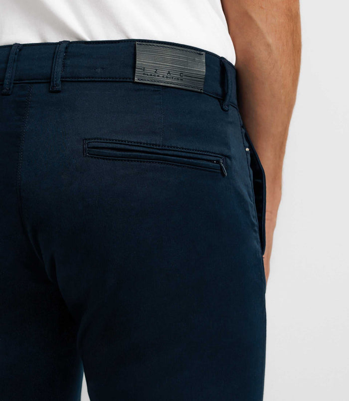 Izac Pantalon Chino Slim Marine PANAMA