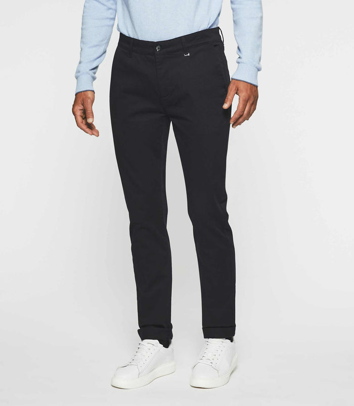 izac Pantalon chino slim marine VANAMA