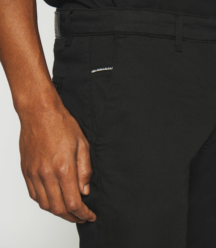 Izac Pantalon Chino Slim Noir