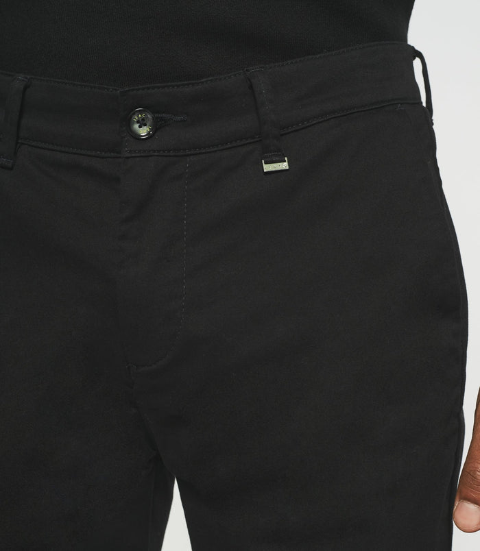 Izac Pantalon Chino Slim Noir VANAMA