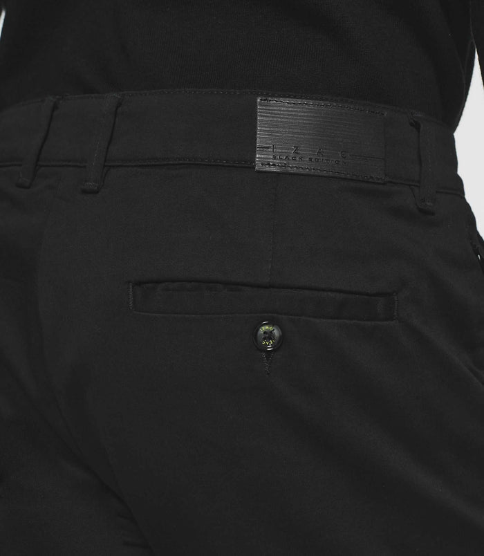 Izac Pantalon Chino Slim Noir VANAMA