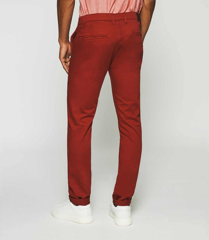Izac Pantalon Chino Slim Rouge PANAMA