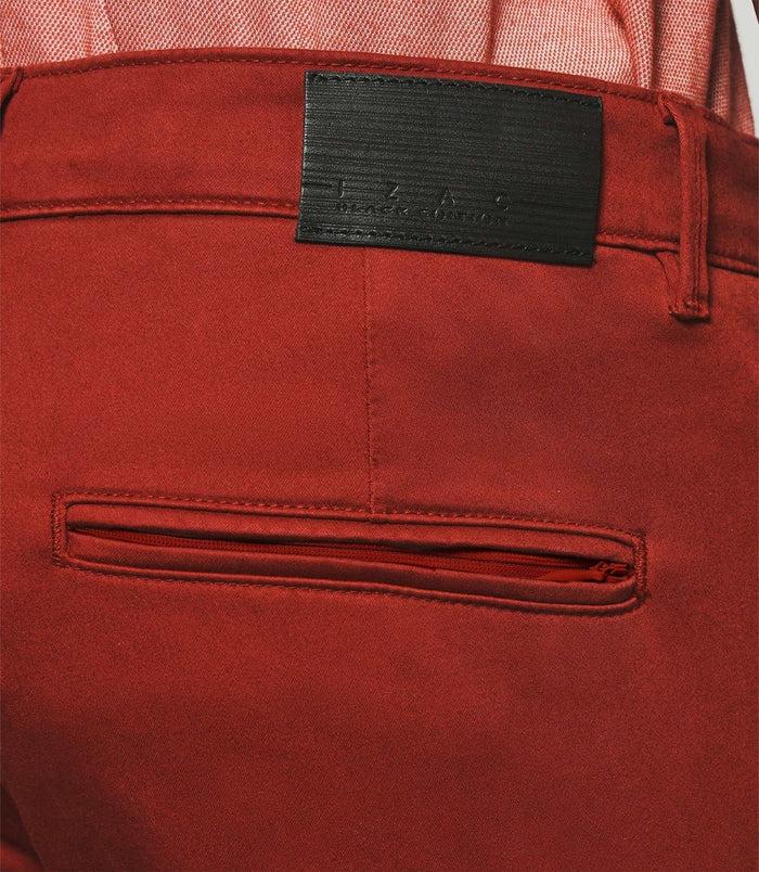 Izac Pantalon Chino Slim Rouge PANAMA