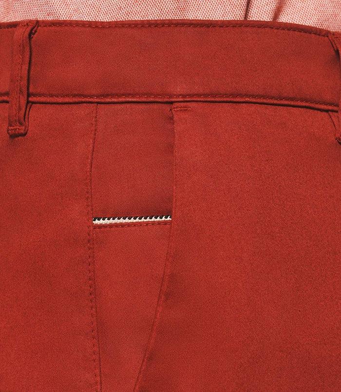 Izac Pantalon Chino Slim Rouge PANAMA