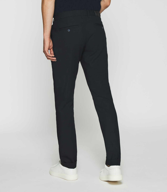 Izac Pantalon Chino Stretch Marine POUVOIR