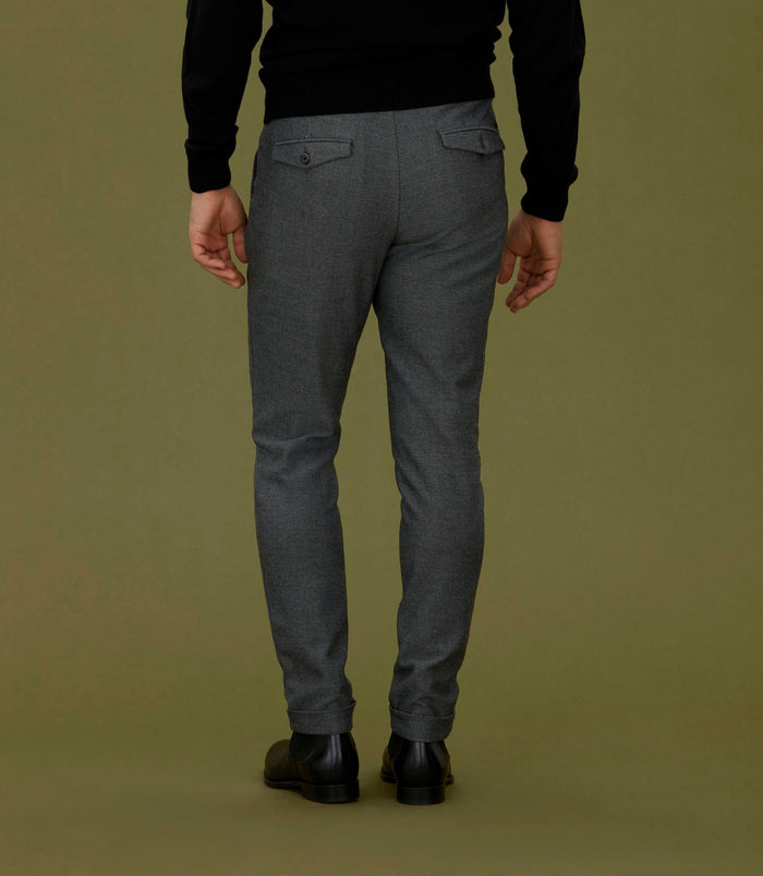 Izac Pantalon Chino Taille élastique Gris "Colombo"
