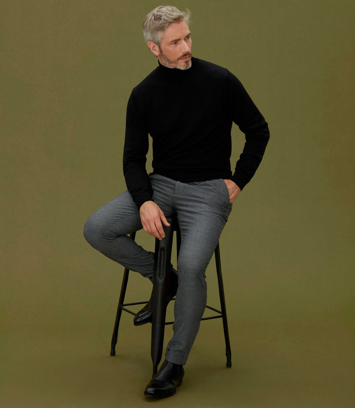 Izac Pantalon Chino Taille élastique Gris "Colombo"