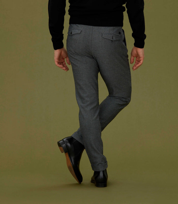 Izac Pantalon Chino Taille élastique Gris "Colombo"