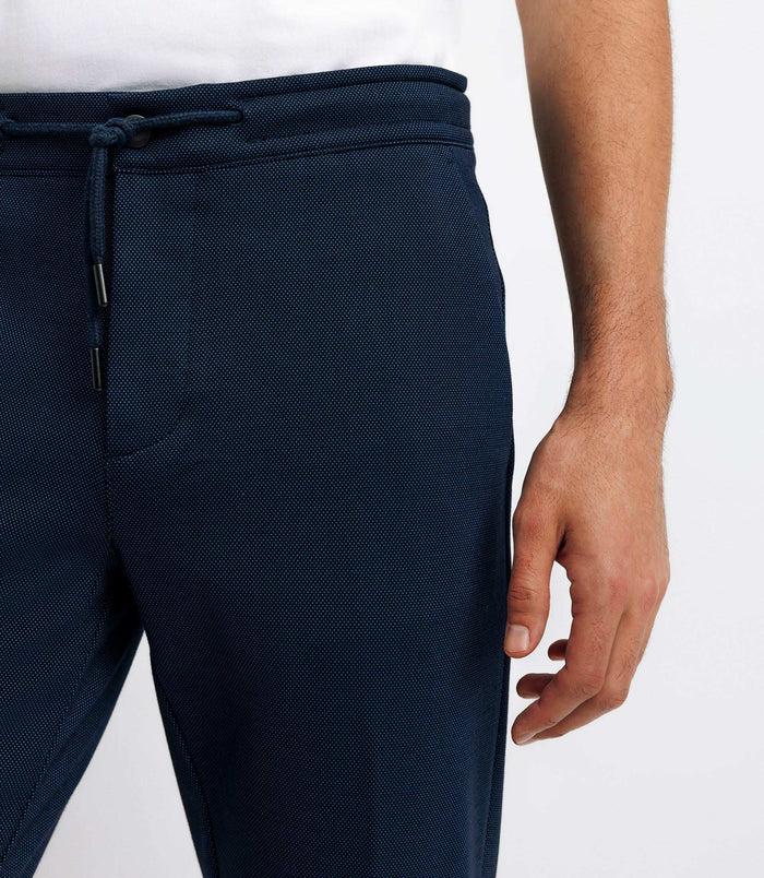 Izac Pantalon Chino Taille élastique Marine