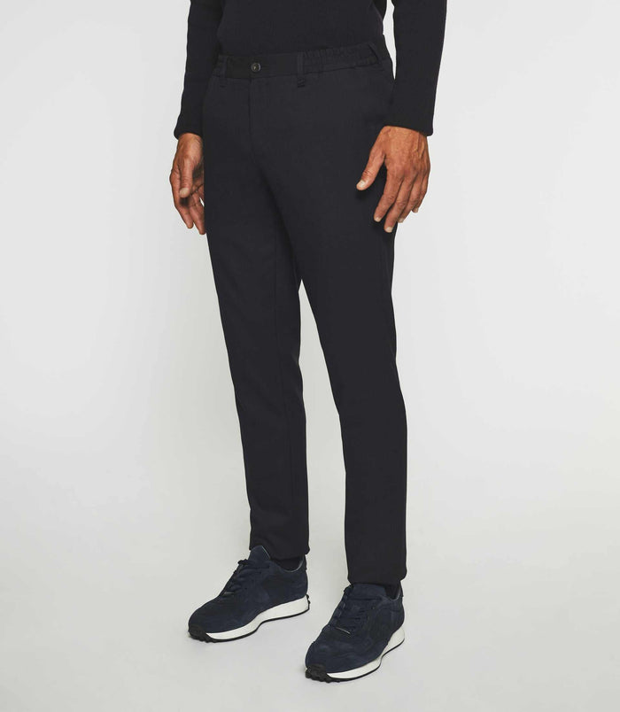 Izac Pantalon Chino Taille élastique Marine VAMBO