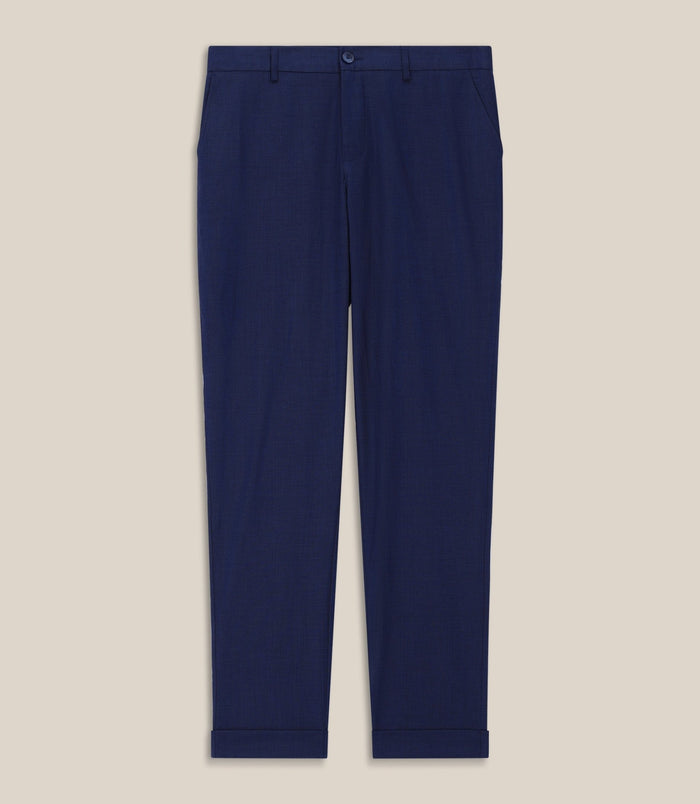 izac Pantalon chino taille elastique marine