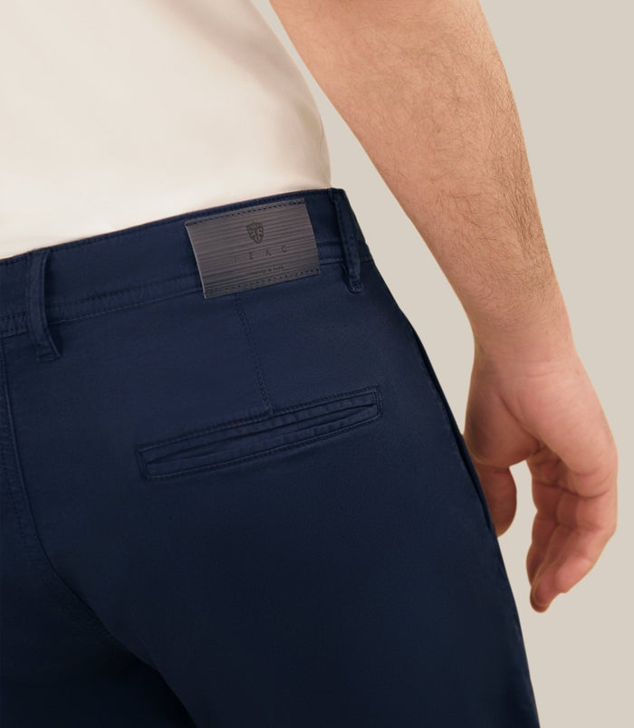 Izac Pantalon Coton Stretch Marine