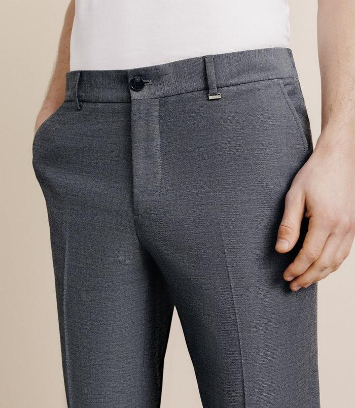 Izac Pantalon élastiqué Anthracite