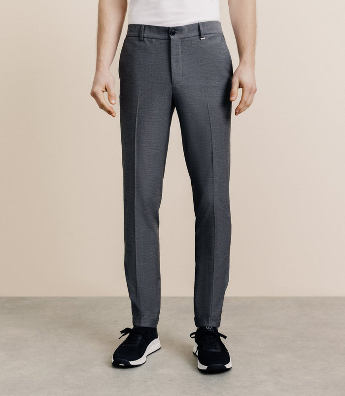 izac Pantalon élastiqué anthracite