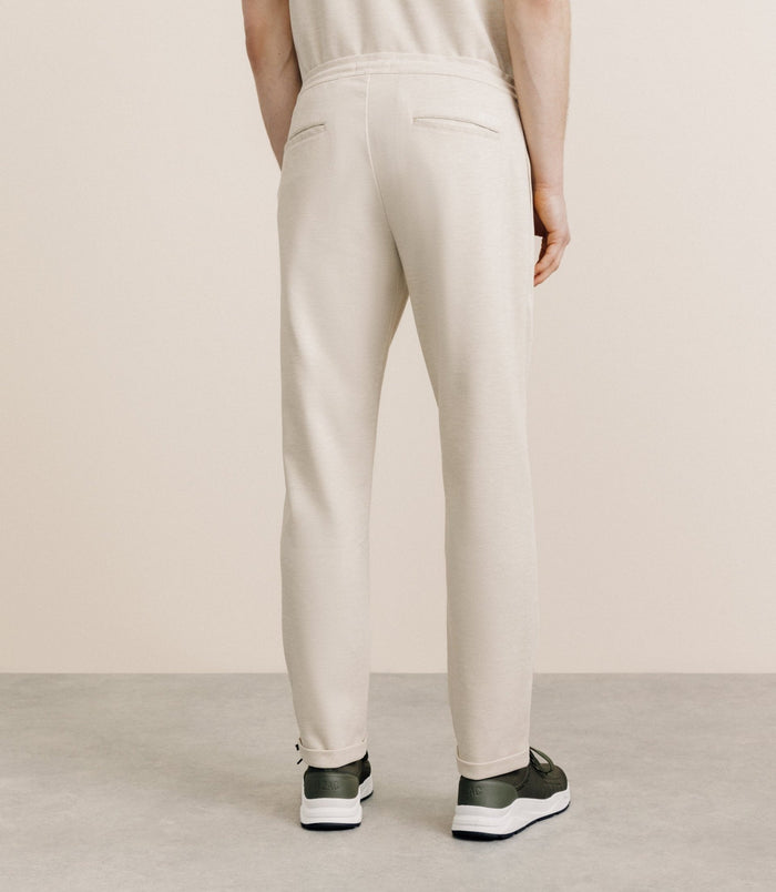 Izac Pantalon élastiqué Beige