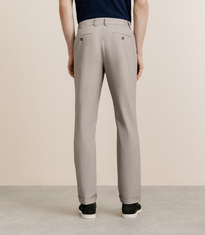 Izac Pantalon élastiqué Beige