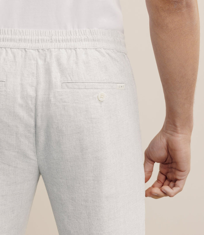 Izac Pantalon élastiqué Gris