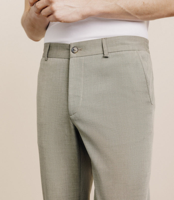 Izac Pantalon élastiqué Kaki