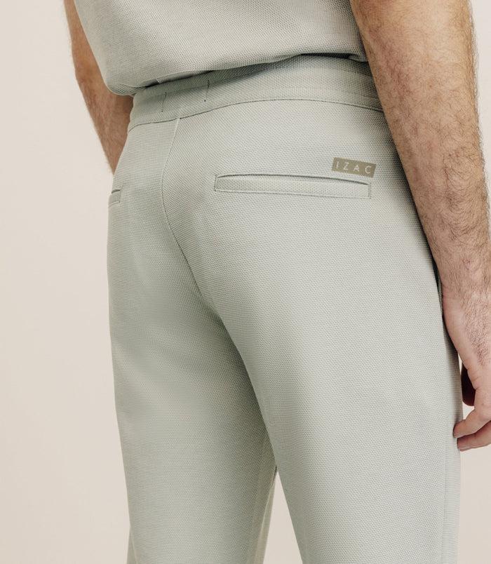 Izac Pantalon élastiqué Kaki