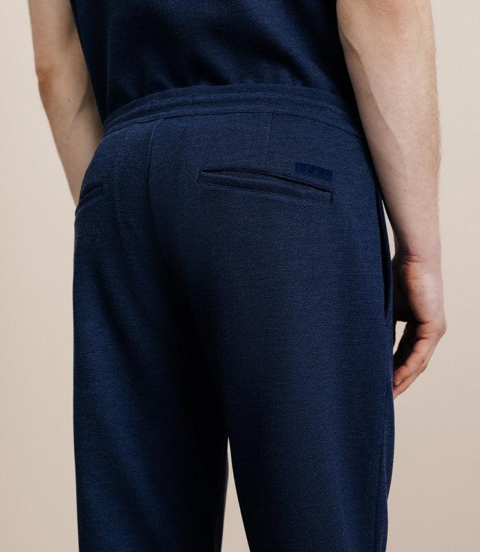 Izac Pantalon élastiqué Marine