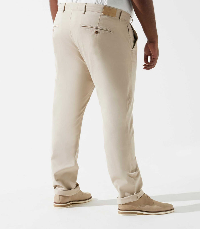 Izac Pantalon En Coton Stretch Beige PACHELORBT