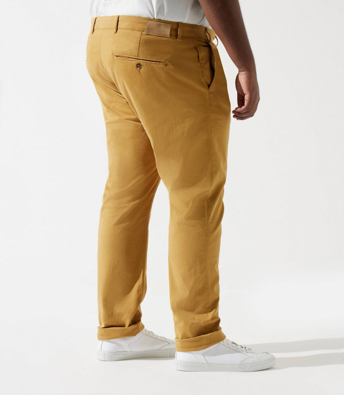 Izac Pantalon En Coton Stretch Camel PACHELORBT
