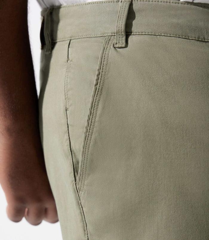 Izac Pantalon En Coton Stretch Kaki PACHELORBT