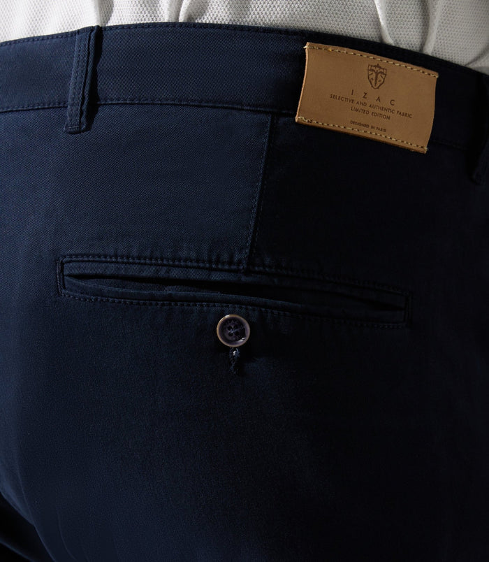 Izac Pantalon En Coton Stretch Marine PACHELORBT