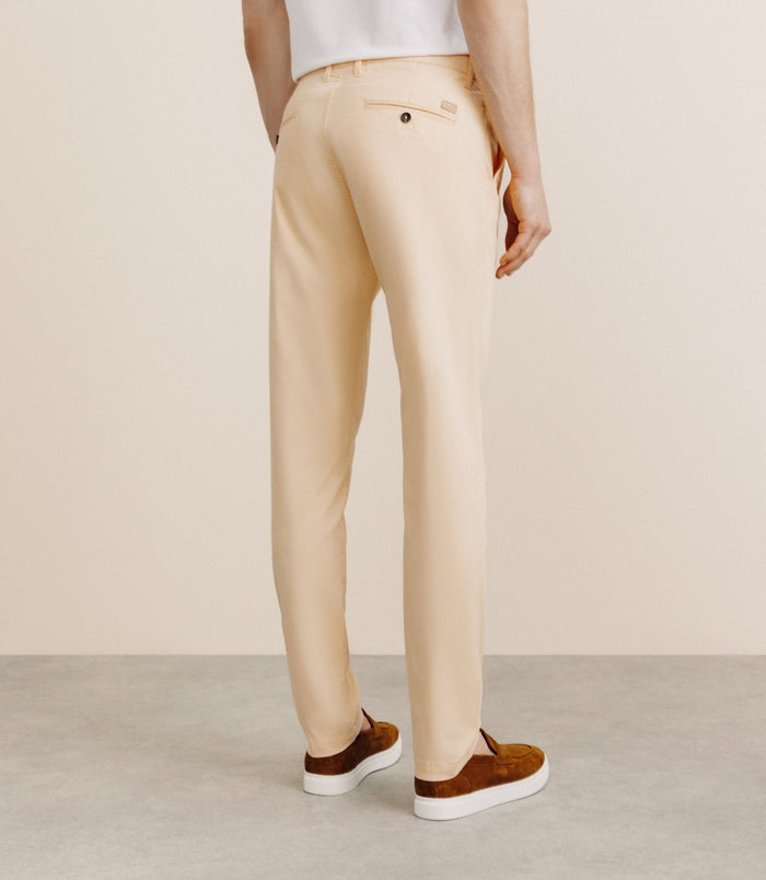 Izac Pantalon En Coton Stretch Pêche