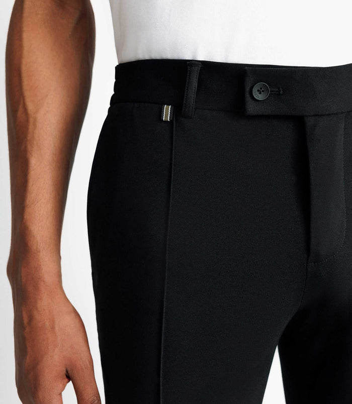 Izac Pantalon En Maille Noir